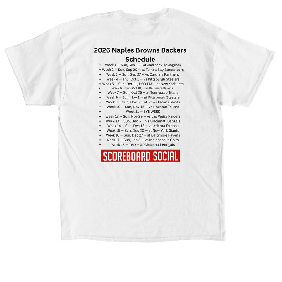 schedule shirt